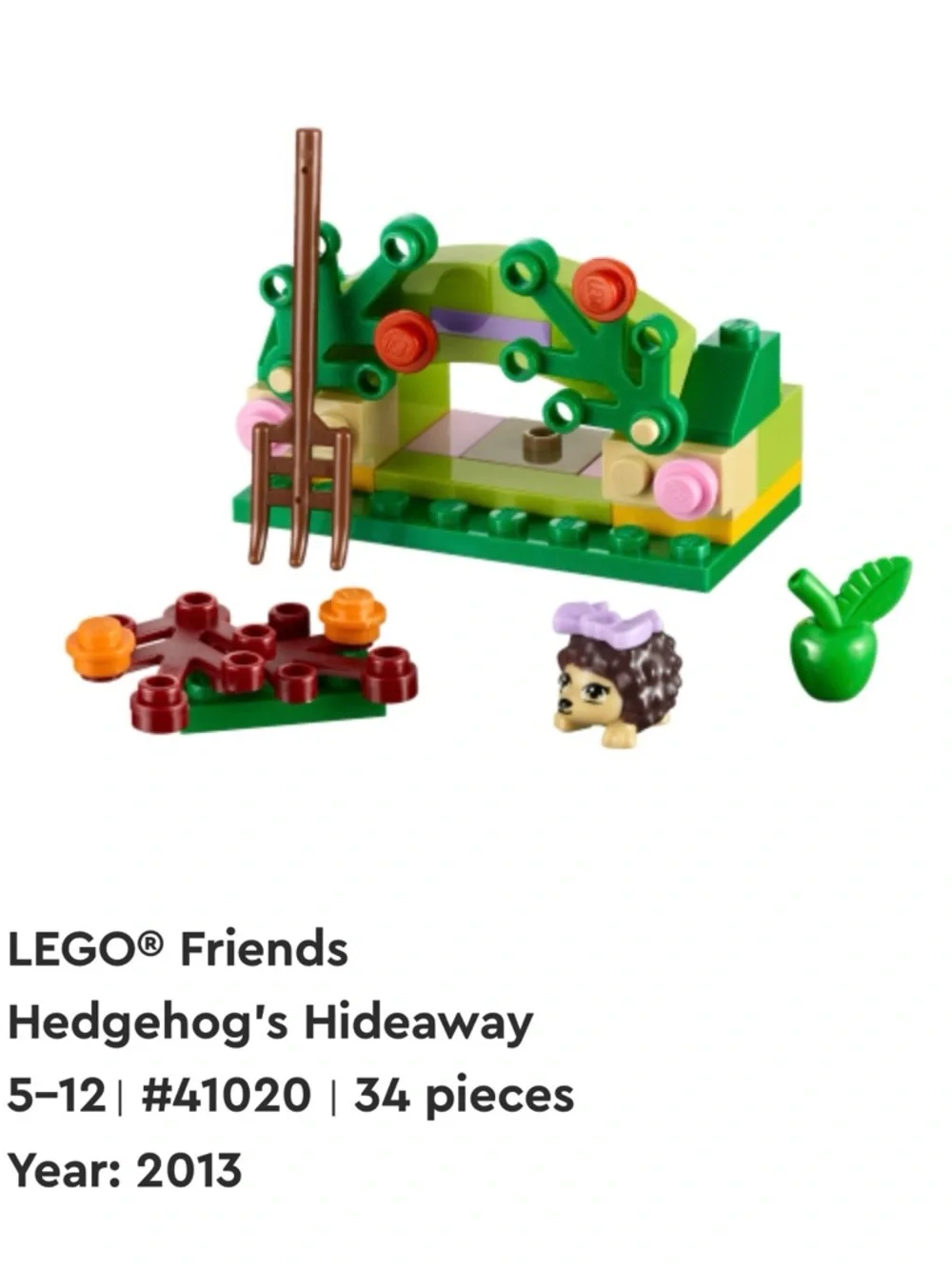 LEGO Friends Animal Series - Cat, Hedgehog, and Puppy Retired Sets - Picture 6 of 7